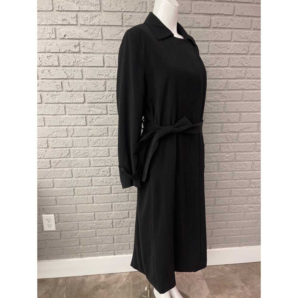 Anne Klein Anne Klein New York Black Long Coat Si… - image 2
