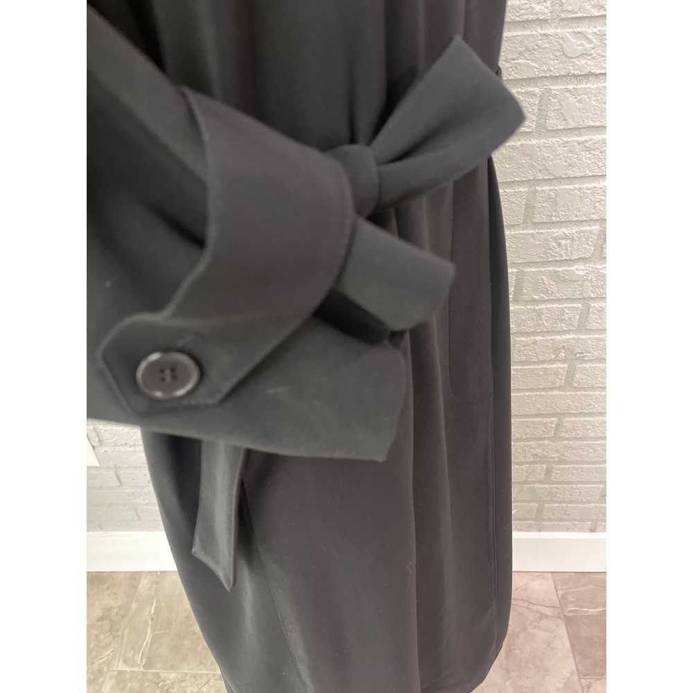 Anne Klein Anne Klein New York Black Long Coat Si… - image 7