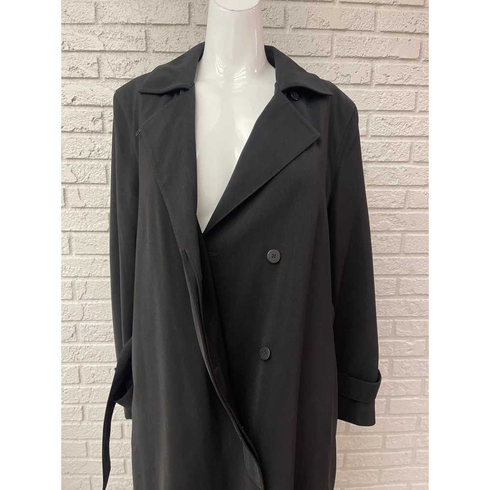 Anne Klein Anne Klein New York Black Long Coat Si… - image 8