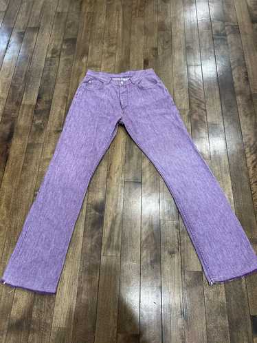 Helmut Lang Helmut Lang classic cut purple denim V