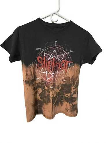 Band Tees × Streetwear × Vintage Slipknot Bleache… - image 1