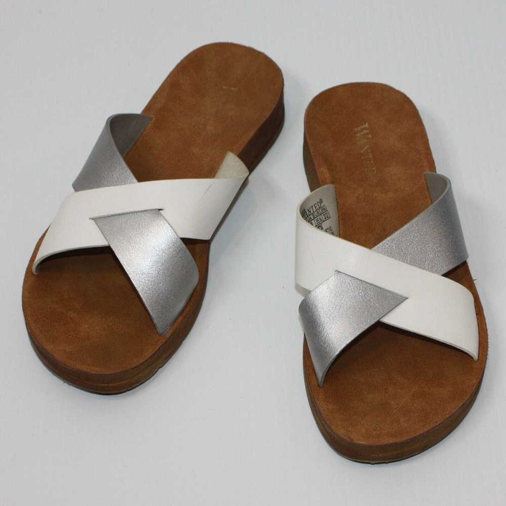 Other Wanted Footwear Heidi Cross Band Slide Sand… - image 1