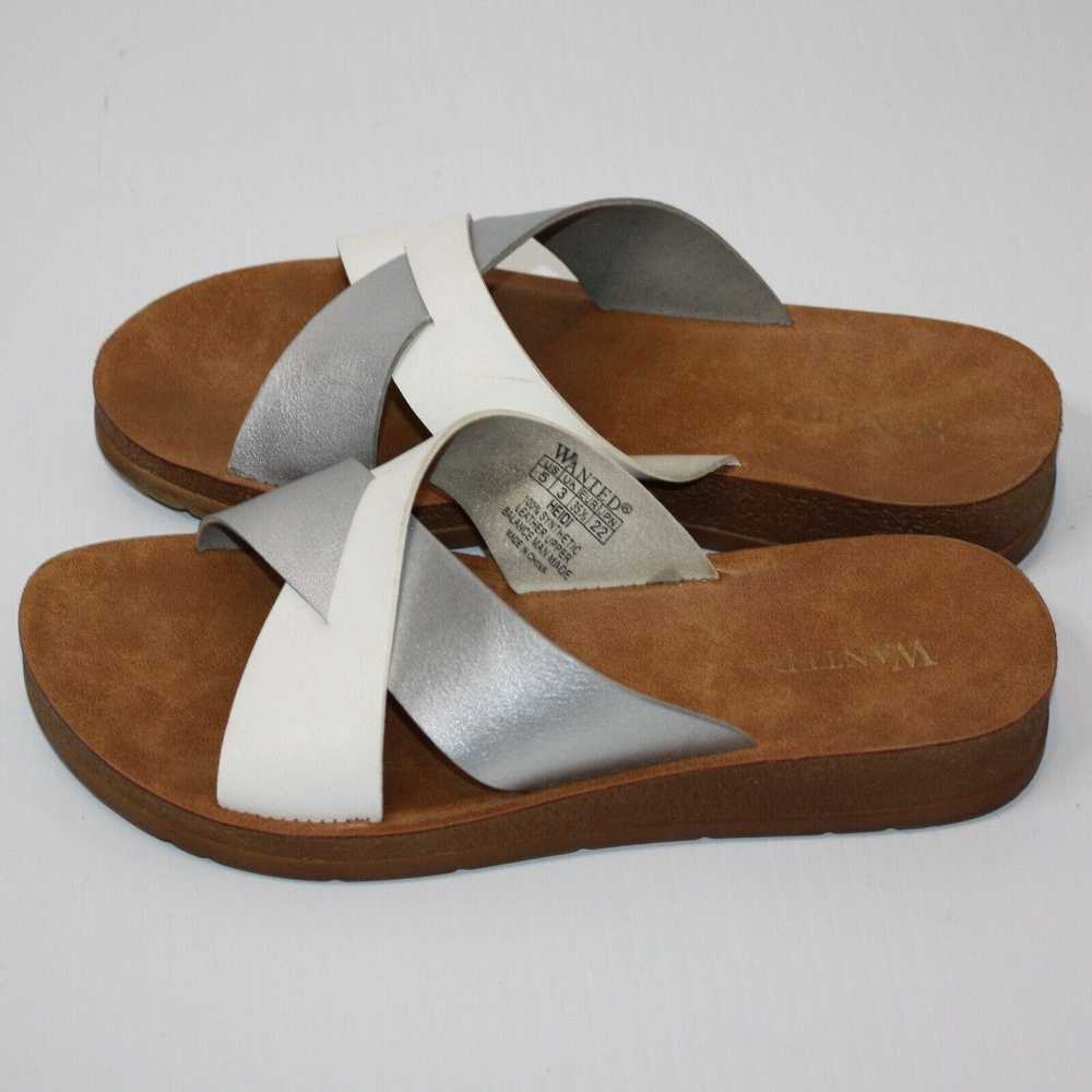 Other Wanted Footwear Heidi Cross Band Slide Sand… - image 3