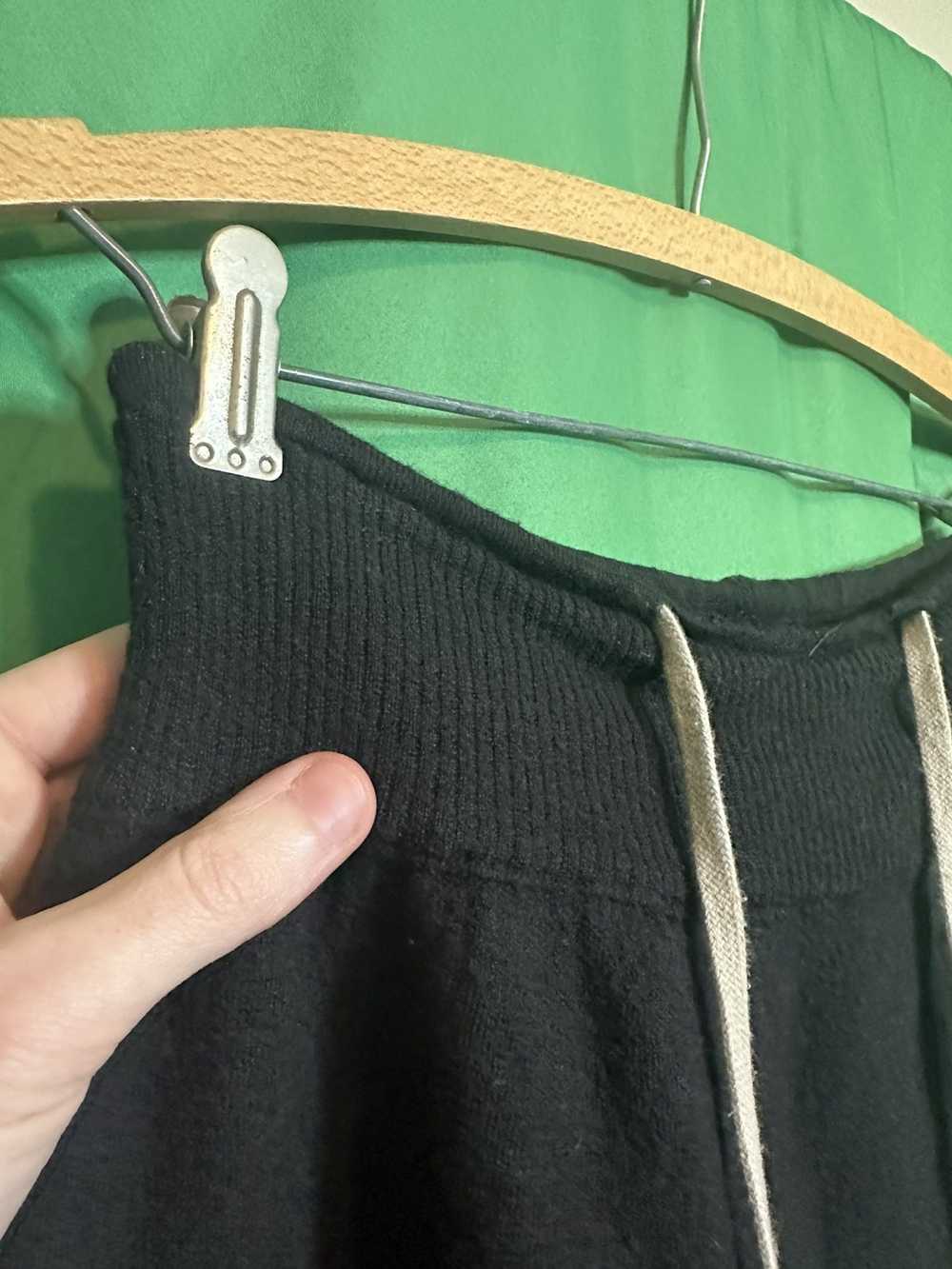 Rick Owens Knit virgin wool drop crotch shorts FW… - image 5