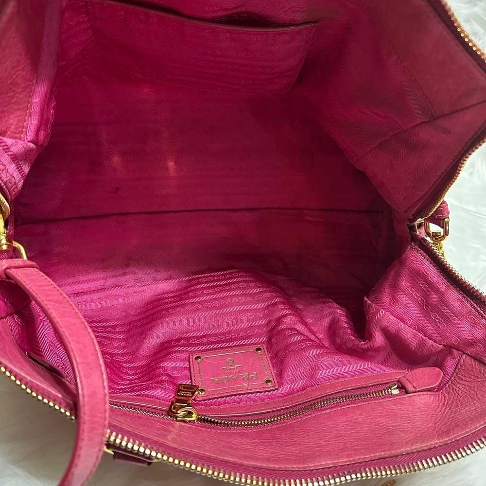 PRADA Leather Nappa 2Way Shoulder Handbag - image 10