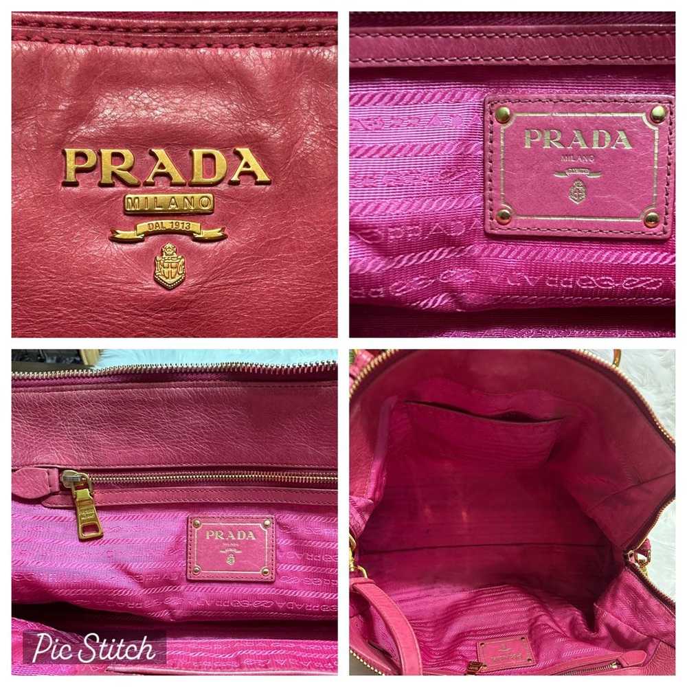 PRADA Leather Nappa 2Way Shoulder Handbag - image 12