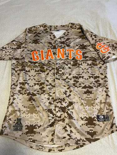 Other SJ Giants Size 48 San Jose Camo Jersey #33 … - image 1