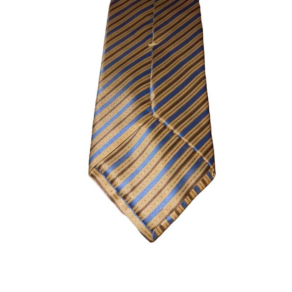 Stefano Ricci Stefano Ricci Gold & Blue Striped 1… - image 4