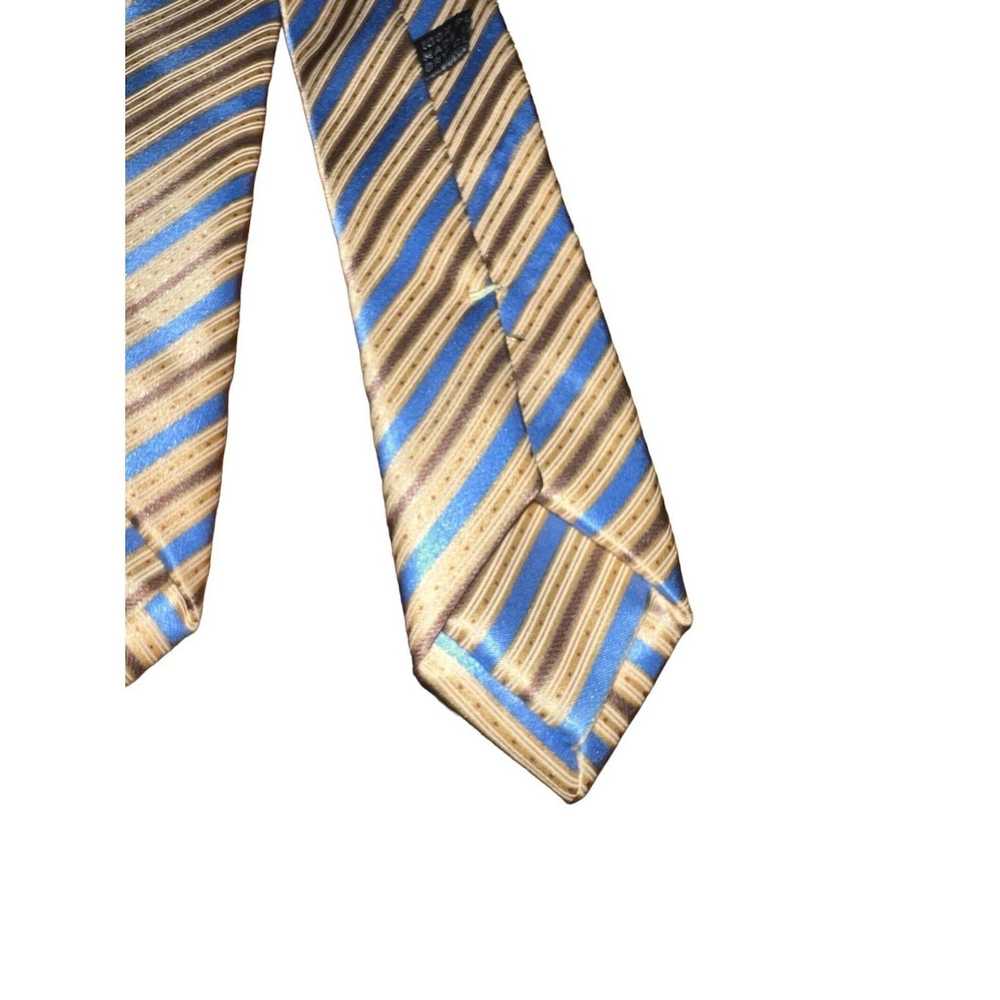 Stefano Ricci Stefano Ricci Gold & Blue Striped 1… - image 5