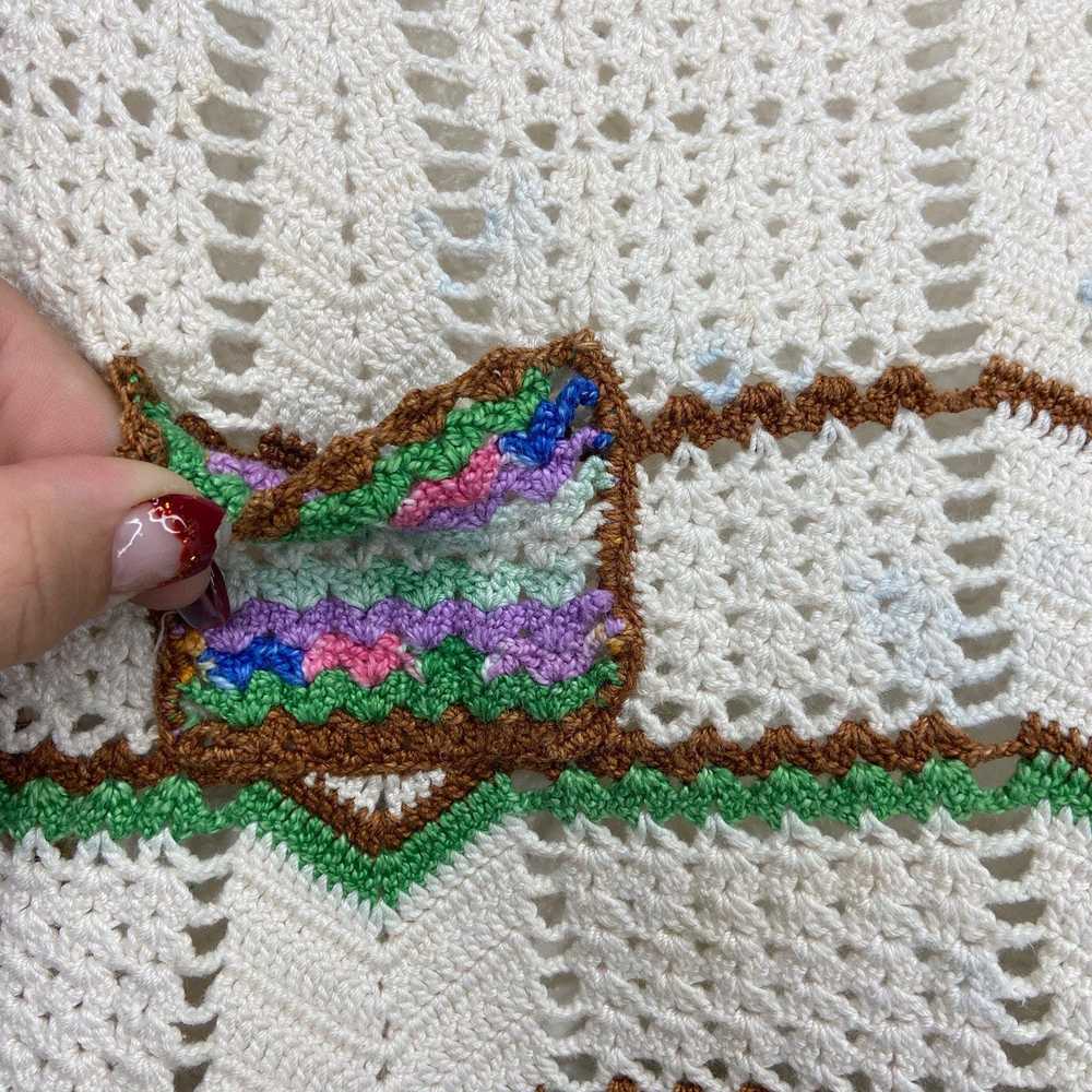 Handmade Vintage Handmade Crochet Apron - image 3