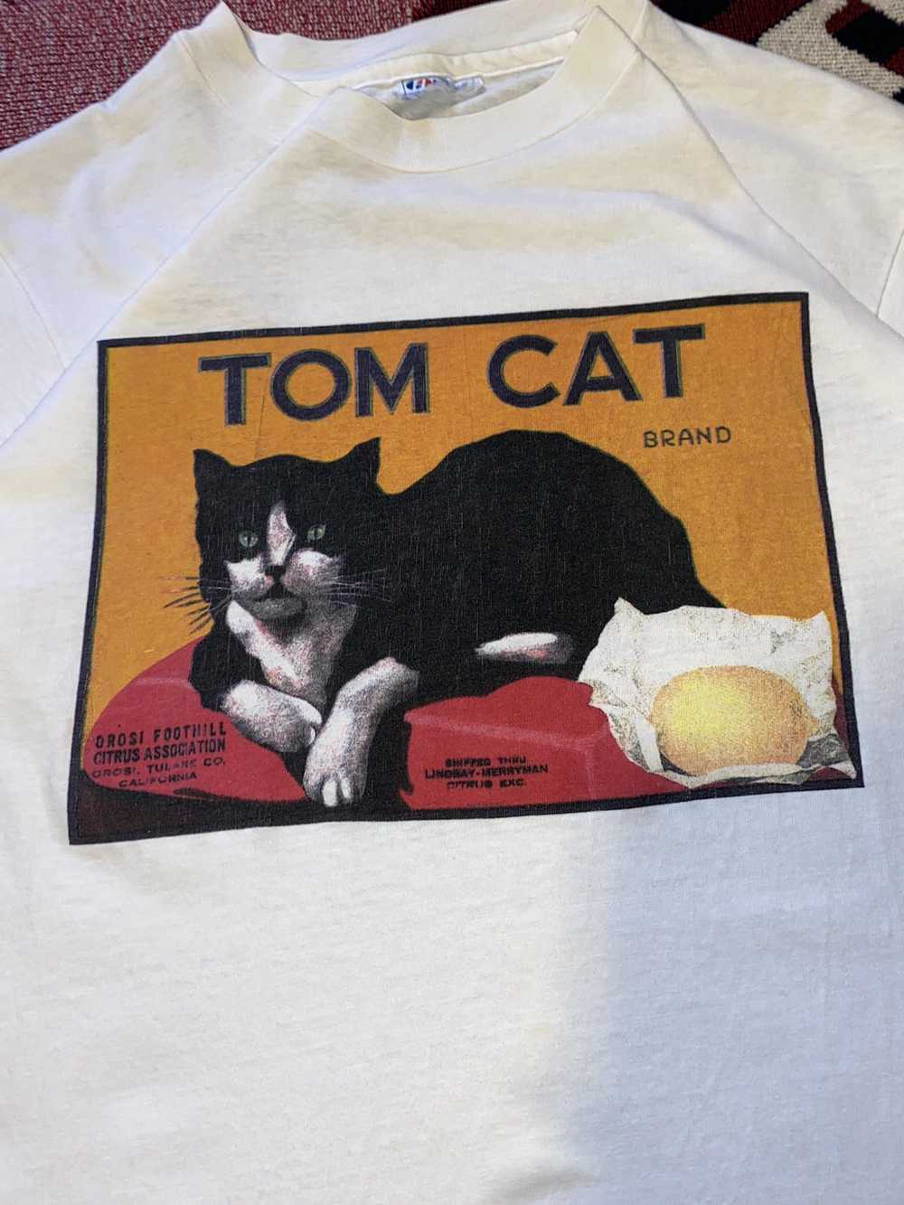 Hanes × Vintage 90’s Tom cat brand orosi foothill… - image 2