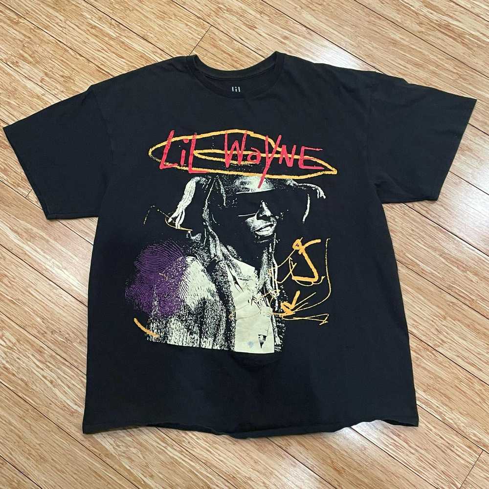 Blank Vintage Lil Wayne T-Shirt retro hip hop rap… - image 1