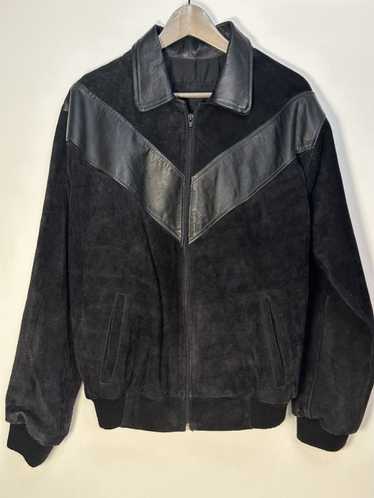 Leather Jacket Suede Leather Bomber / Flight Blous