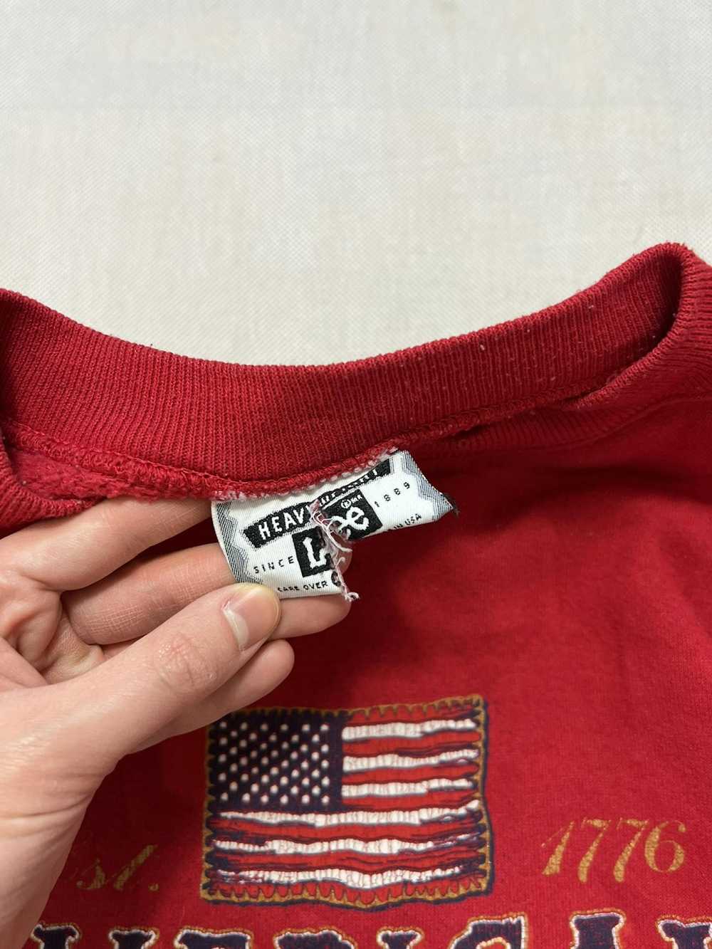 Lee × Vintage Sweatshirt Lee American USA vintage… - image 4