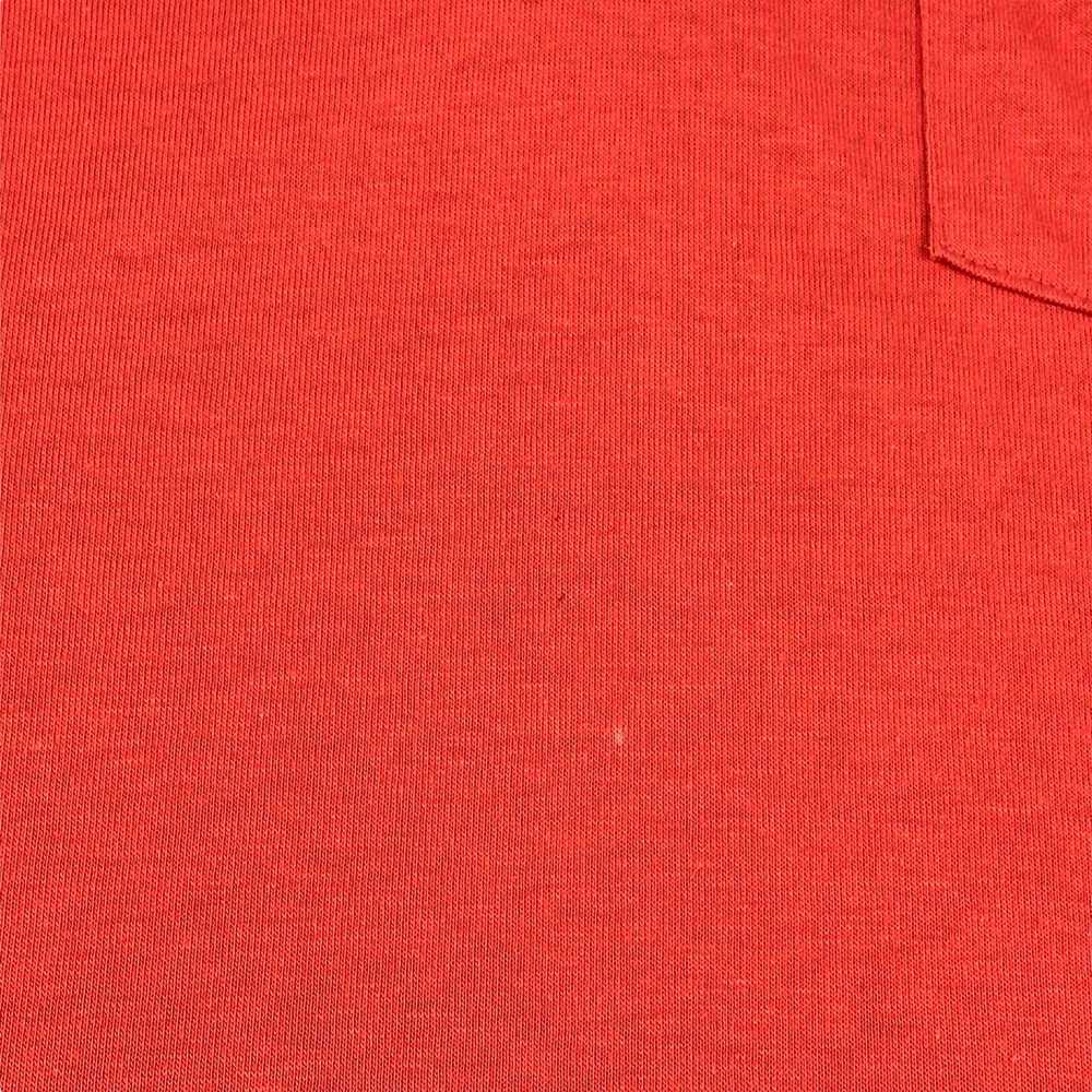 Vintage Vintage Red Kap Polo Shirt Red 80s Long S… - image 4
