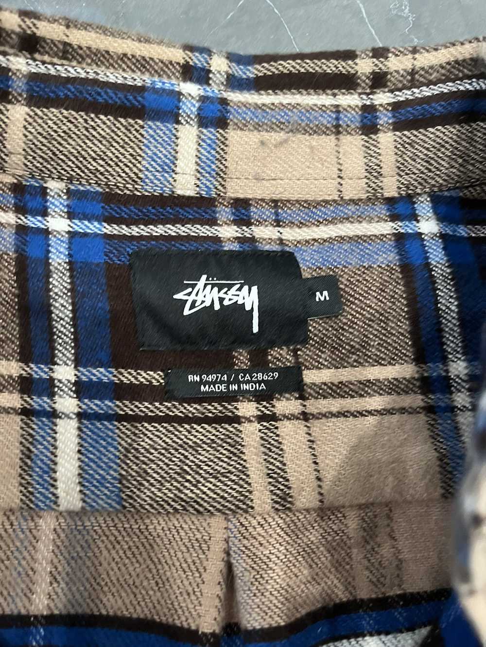 Streetwear × Stussy Stussy Flannel Button Shirt - image 3