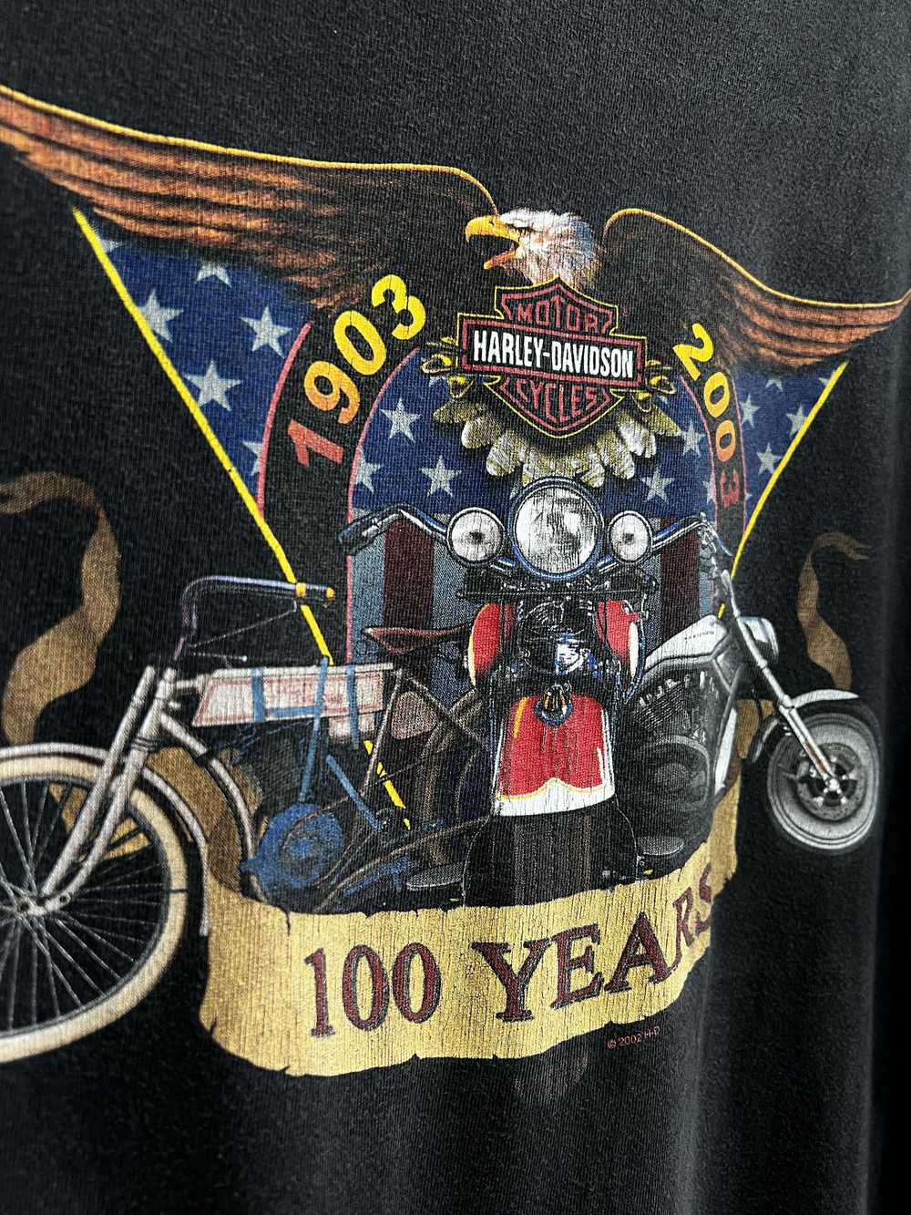 Harley Davidson × Straight Faded × Vintage Vintag… - image 3