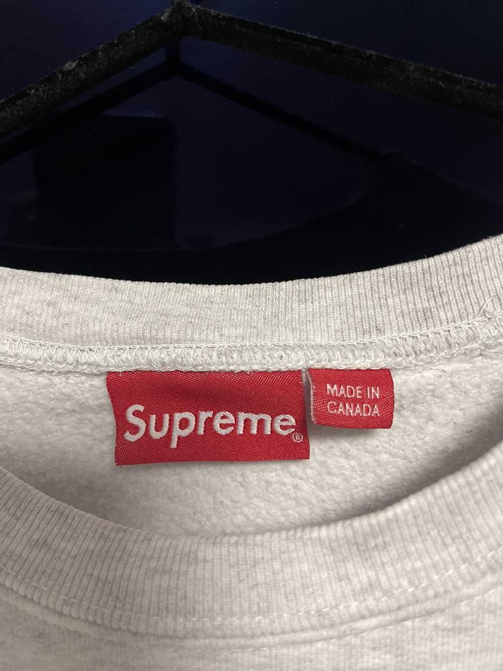 Supreme Supreme Underline Crewneck Ash Grey - image 5