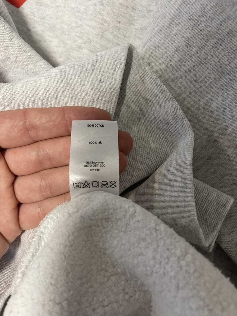 Supreme Supreme Underline Crewneck Ash Grey - image 8