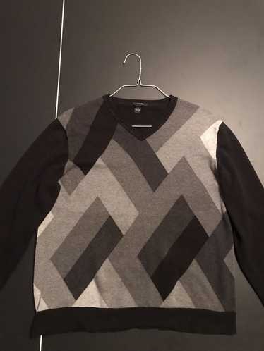 Alfani Vintage 90’s Alfani Sweater Black with Patt