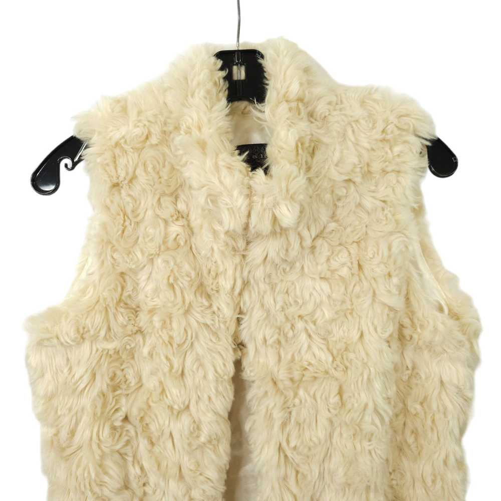Other Live A Little Faux Fur Sleeveless Vest Wome… - image 9