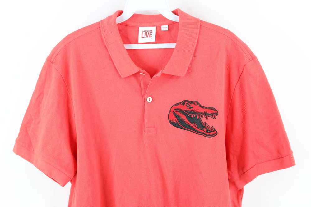 Lacoste × Vintage Lacoste Big Croc Logo Collared … - image 2