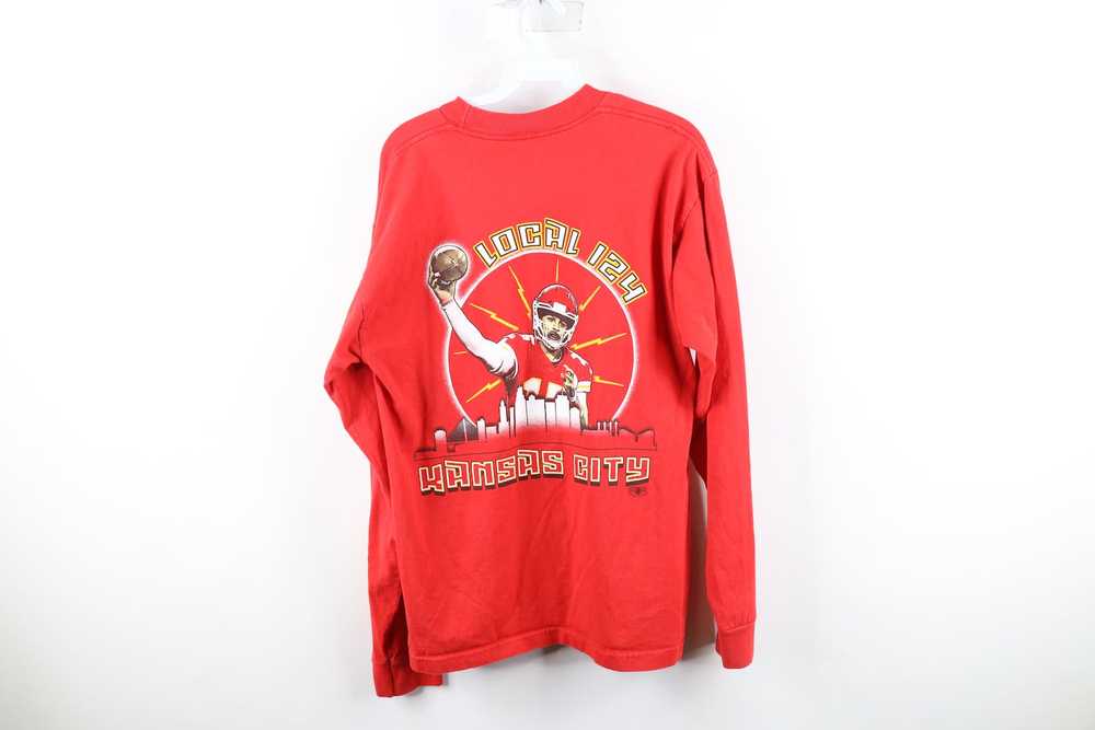 Vintage Vintage Kansas City Chiefs Football Long … - image 8