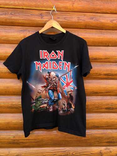 Band Tees × Iron Maiden × Rock Tees Vintage Iron … - image 1