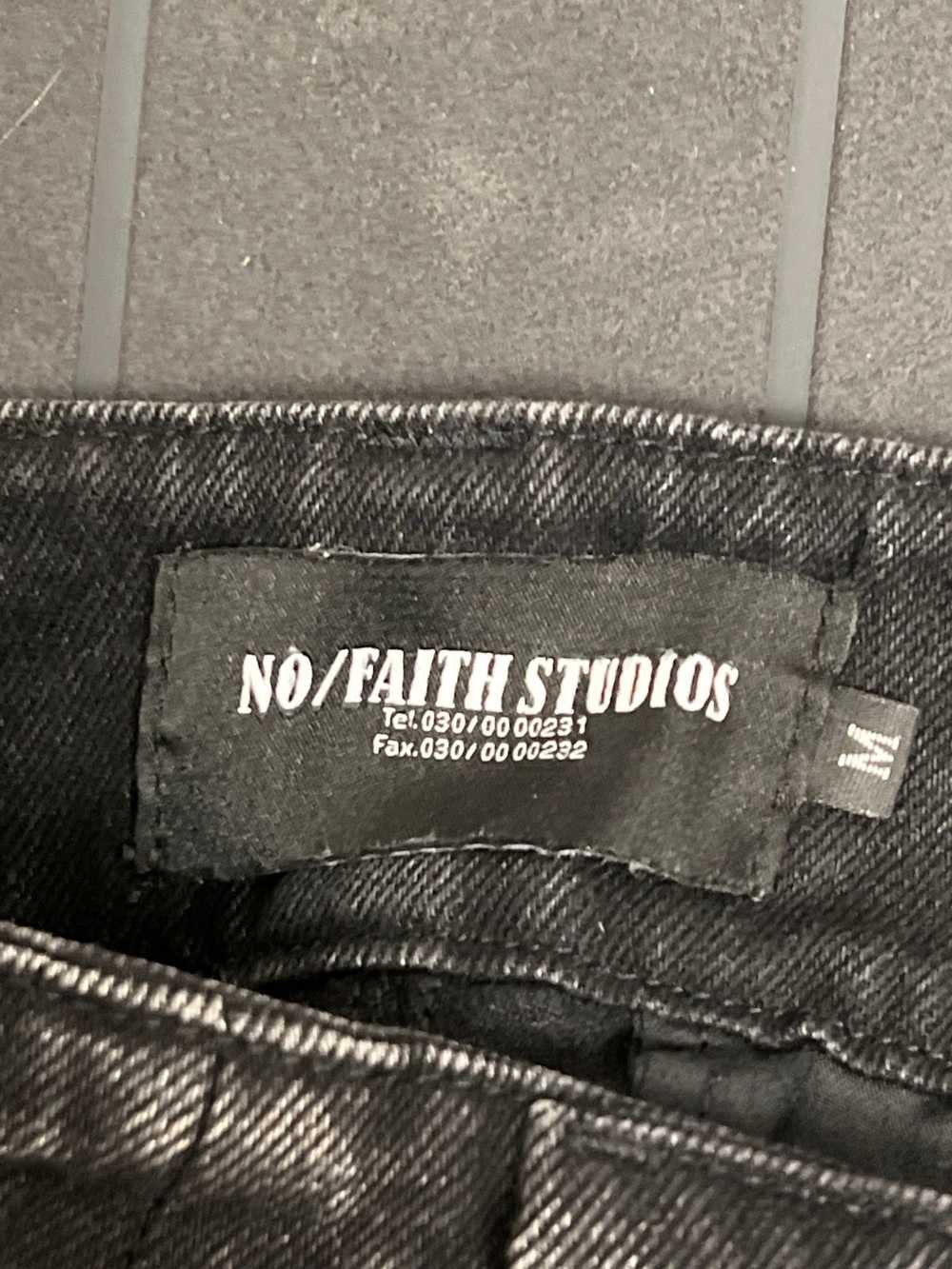 No Faith Studios Black Wave Denim Medium - image 6