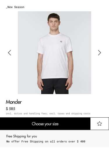 Moncler Moncler T-Shirt