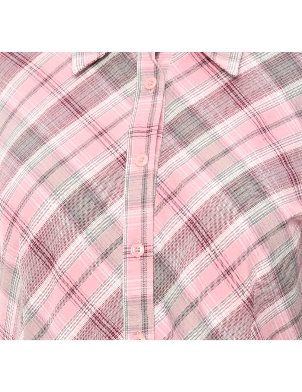Checked Pink Shirt - M - image 3