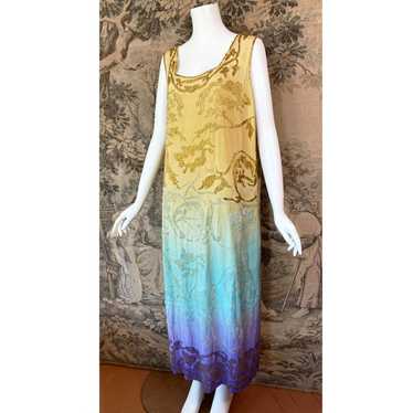 1920s Ombre Beaded Dress - image 1