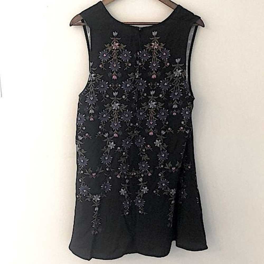 Urban Outfitters mini dress black sleeveless purp… - image 2