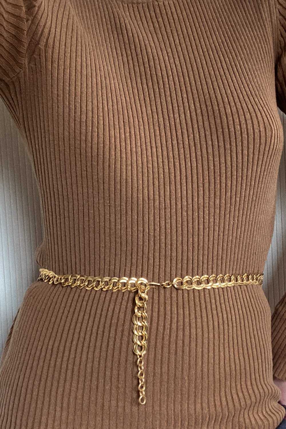Monet Curb Chain Belt Necklace - image 2