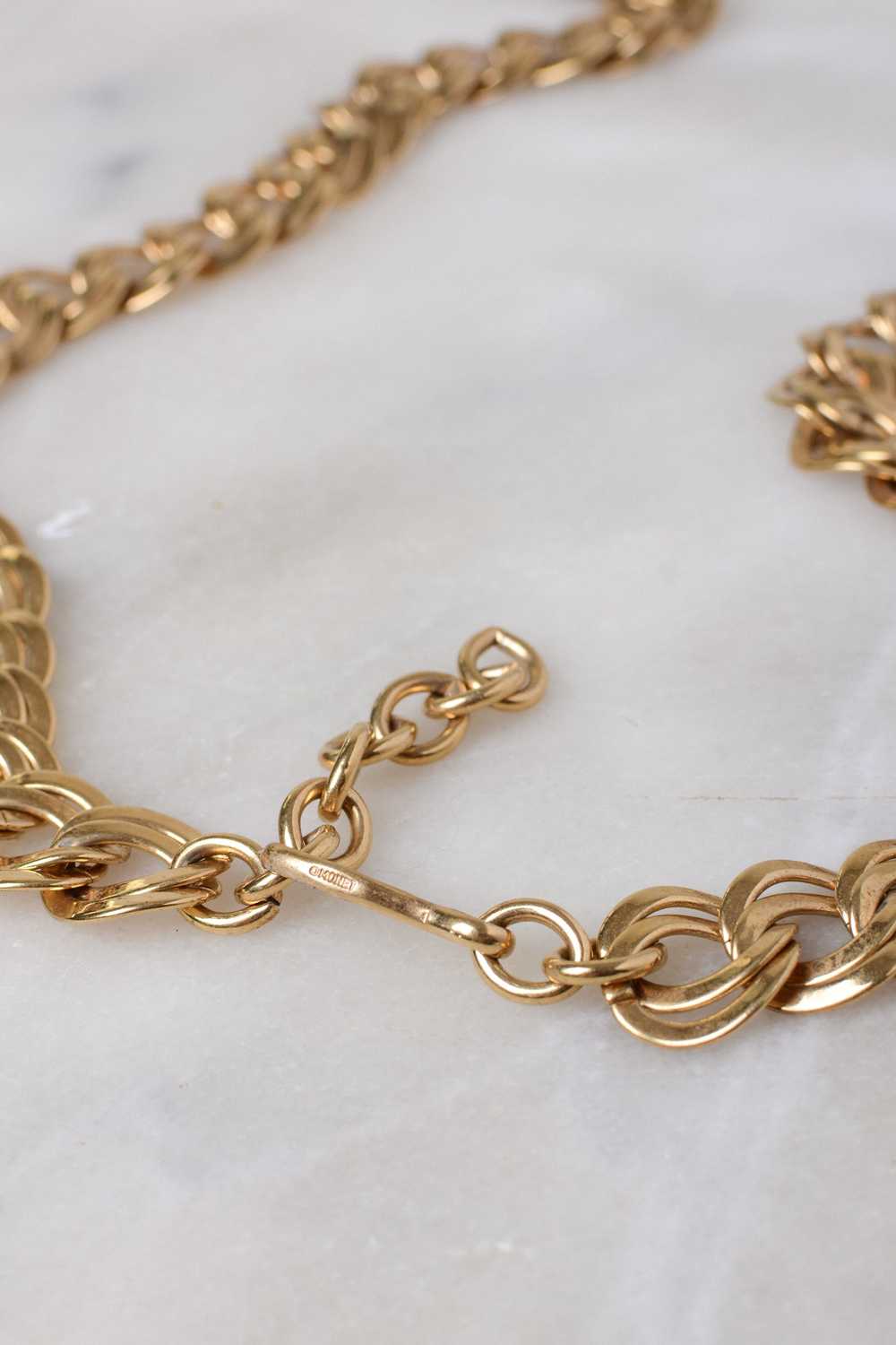 Monet Curb Chain Belt Necklace - image 5