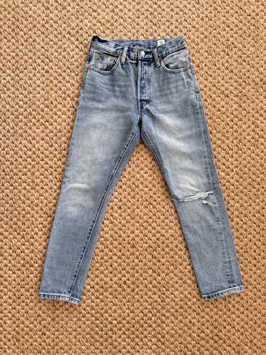 LEVI'S Selvedge Denim 501s Jeans (25) | Used,…