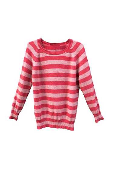 Max Mara cashmere sweater - Max Mara red and pink… - image 1