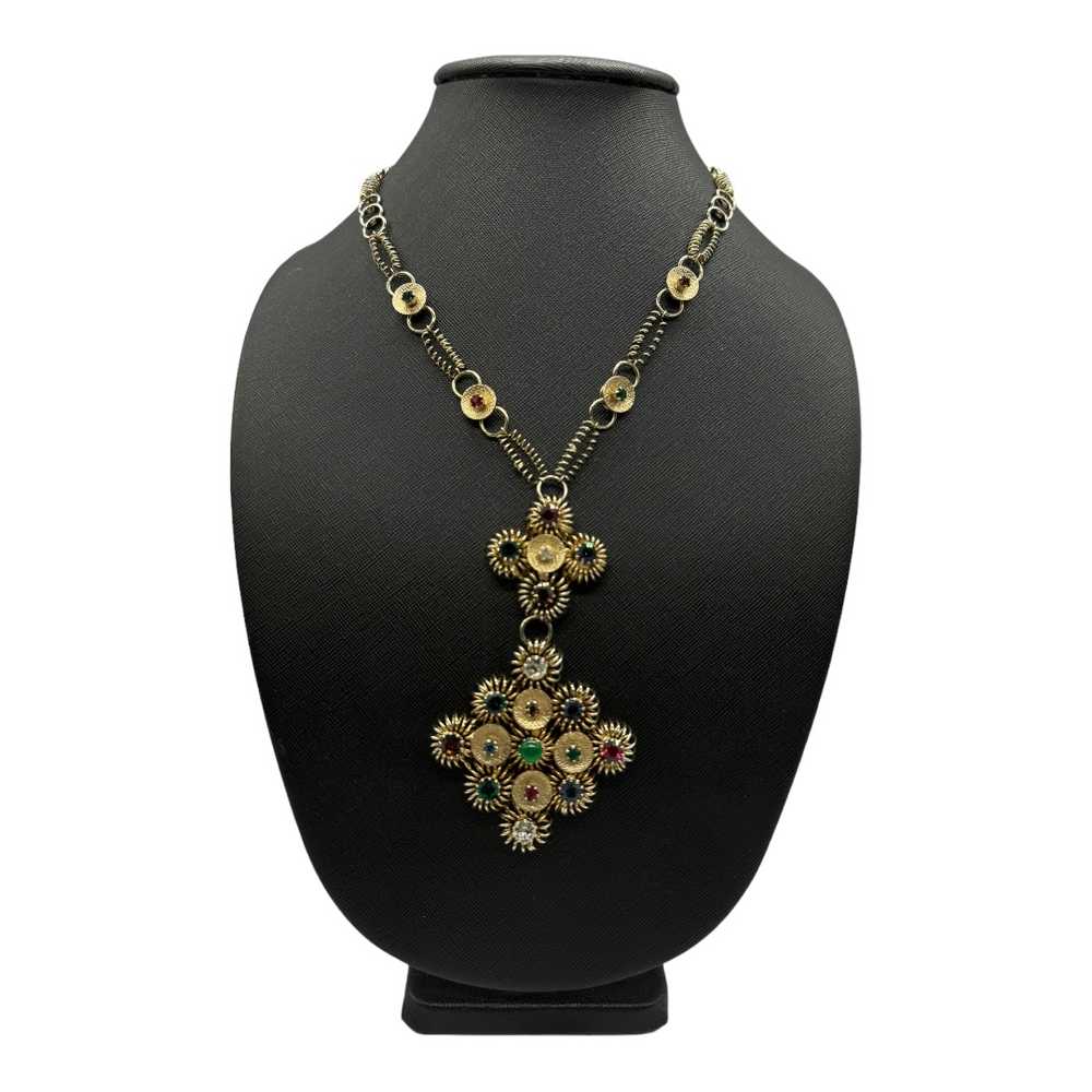 West German Style Pendant Necklace - image 2