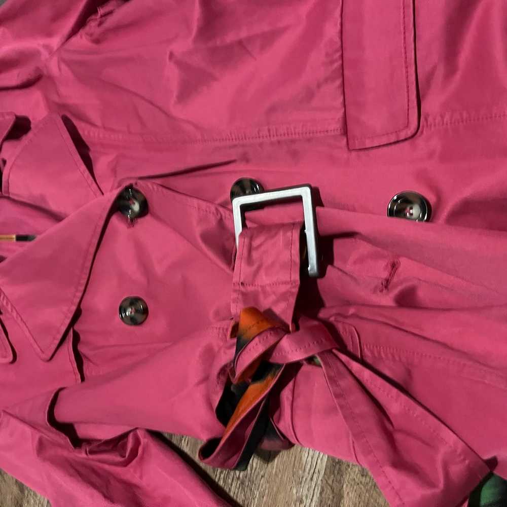 Pink Barbie trench coat jacket - image 4