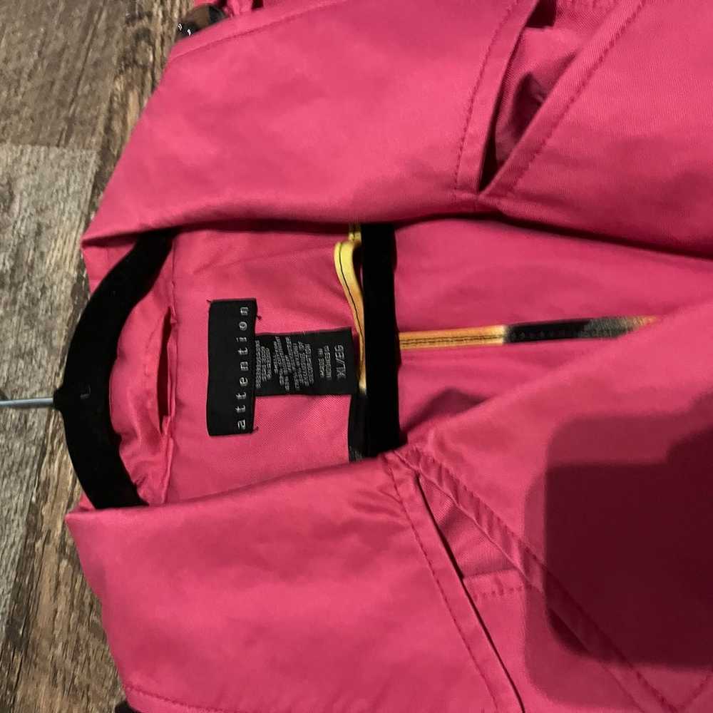 Pink Barbie trench coat jacket - image 5