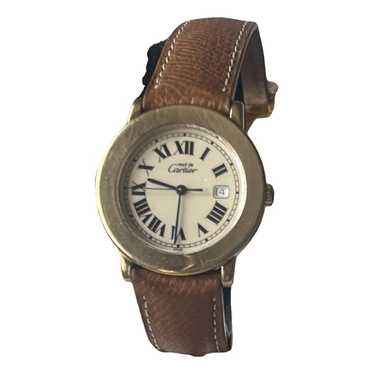 Cartier Ronde Solo silver watch
