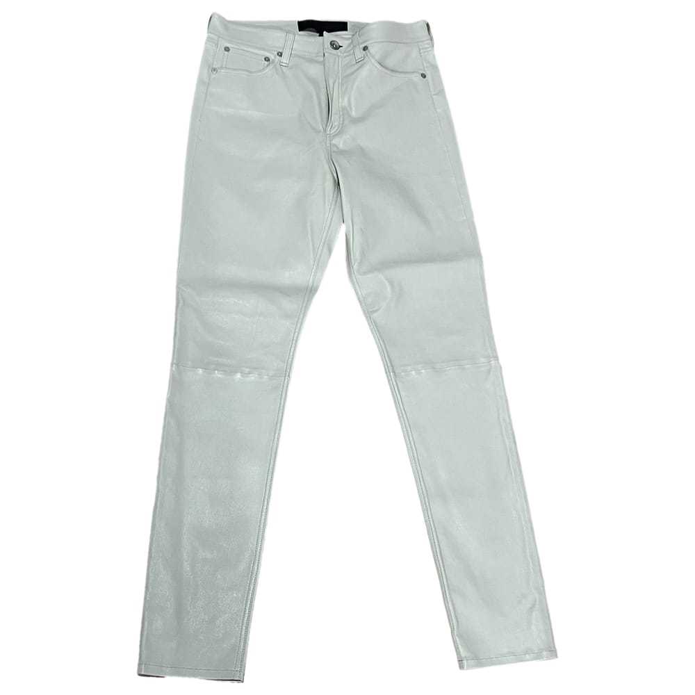 Rag & Bone Leather slim pants - image 1