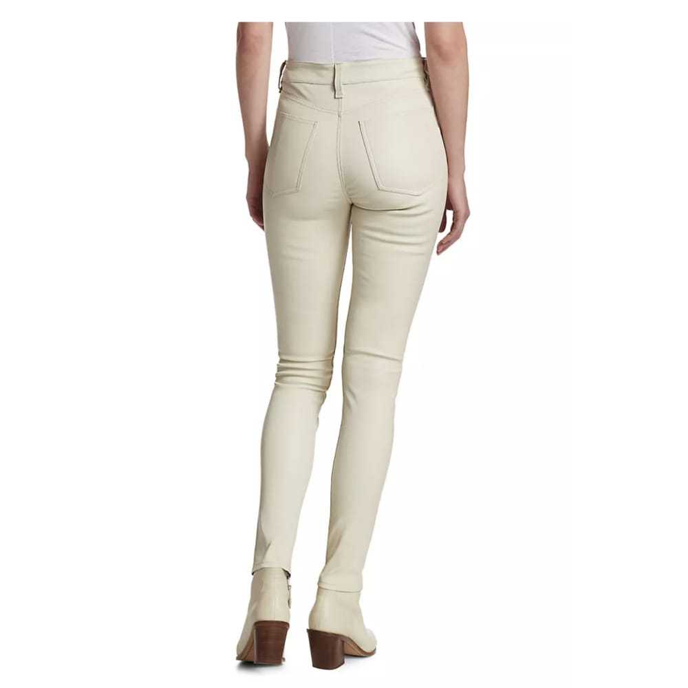 Rag & Bone Leather slim pants - image 3