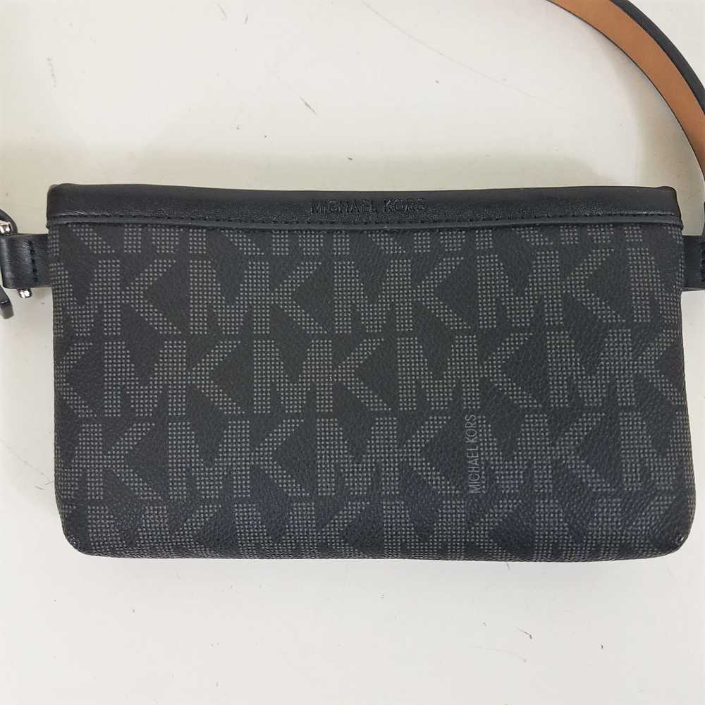 Michael Kors Monogram Belt Bag Black - image 2