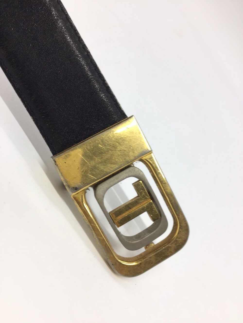 Lanvin × Rare lanvin belt gold buckle - image 3