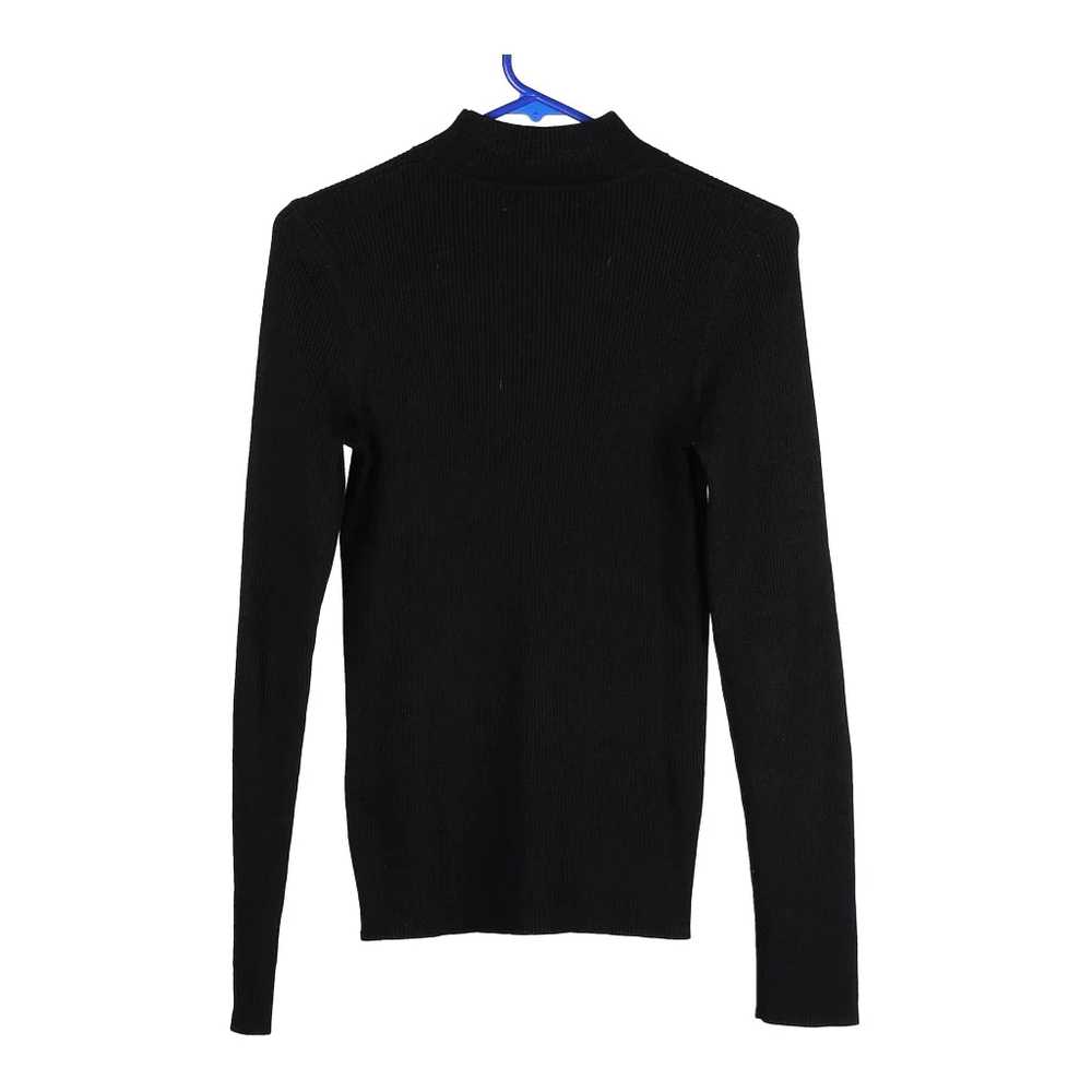 Miss Sixty Spellout Rollneck - Small Black Cotton… - image 2