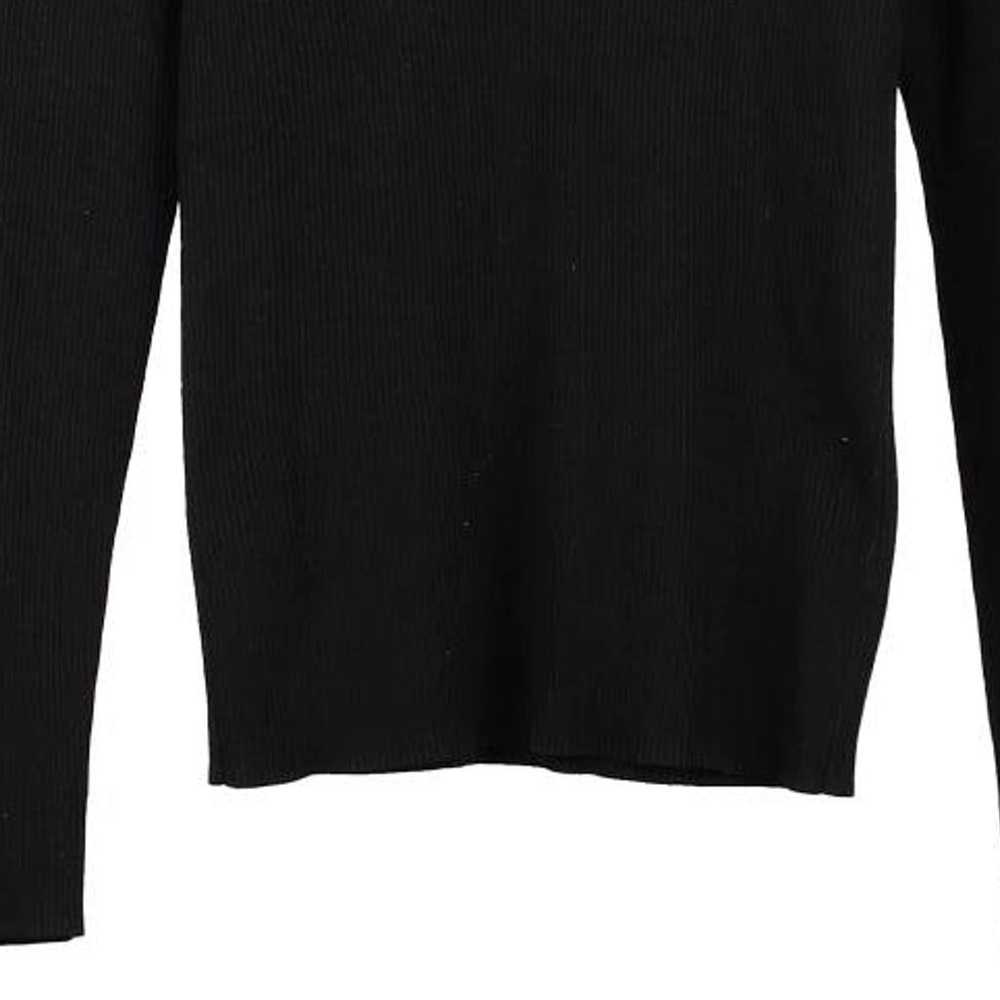 Miss Sixty Spellout Rollneck - Small Black Cotton… - image 4