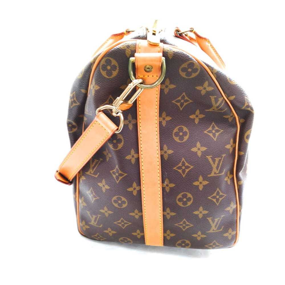 Louis Vuitton Keepall leather travel bag - image 4