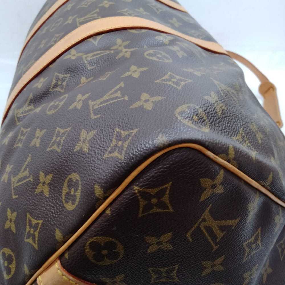 Louis Vuitton Keepall leather travel bag - image 8