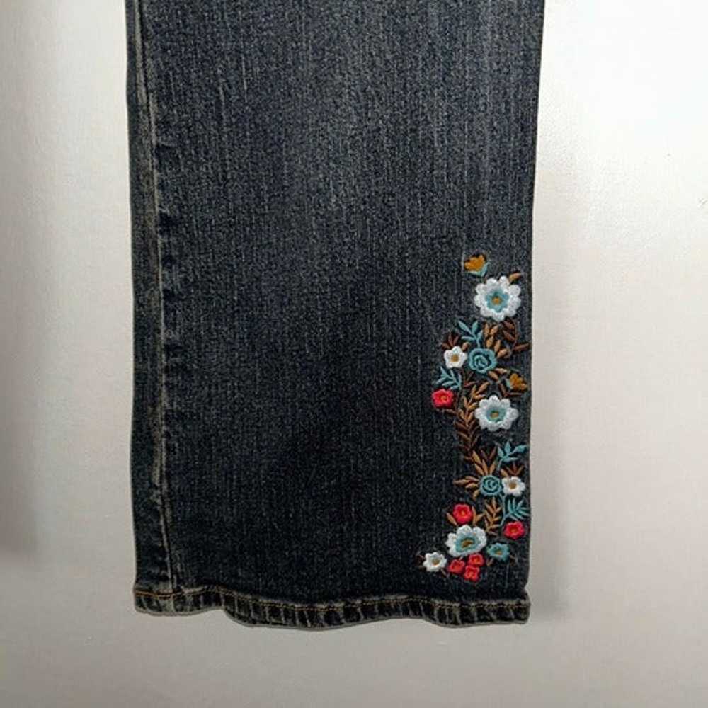 Vintage Y2K boho low rise embroidered jeans - Wom… - image 2